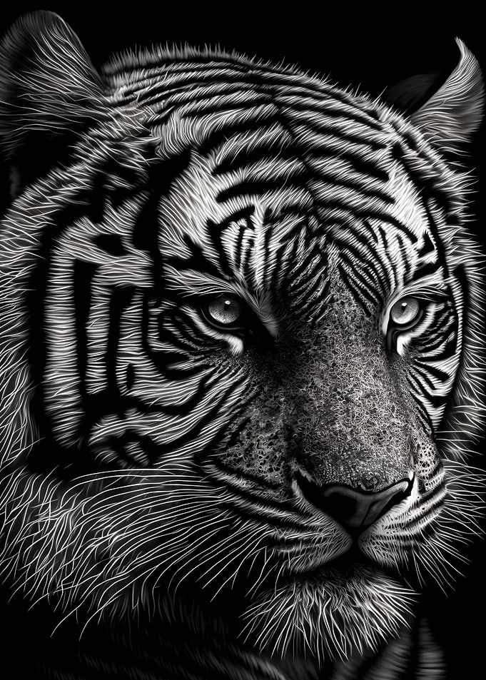 Head of a tiger