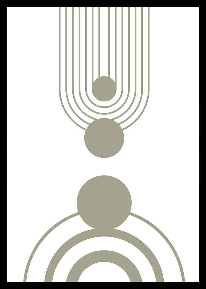 Boho Minimalist Abstract