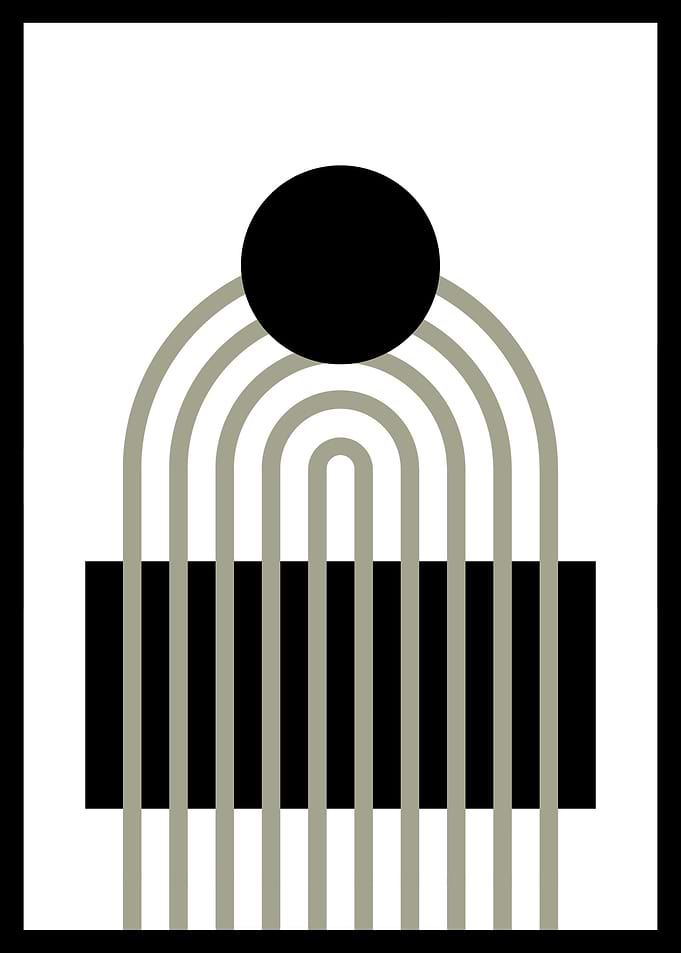 Boho Minimalist Abstract