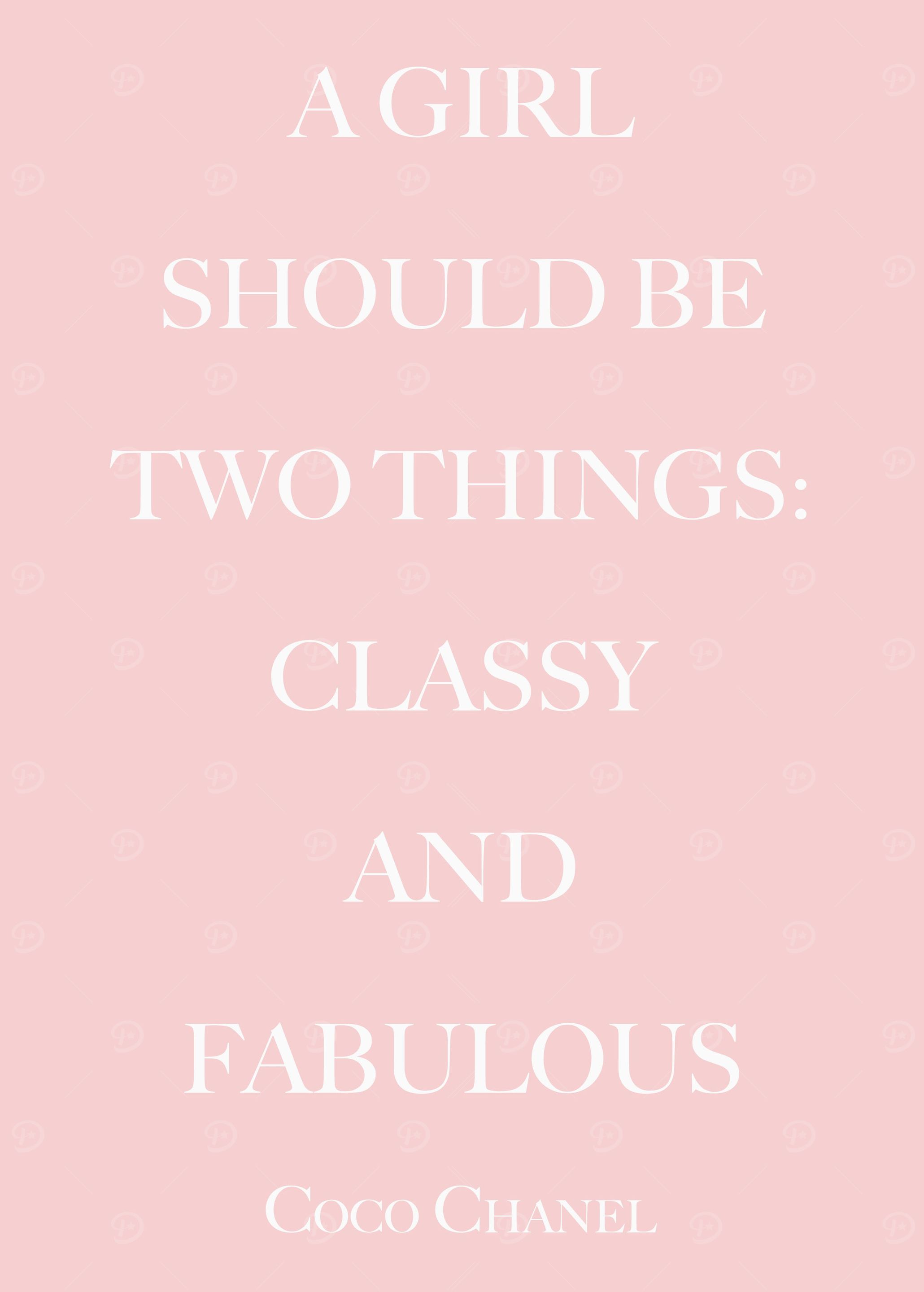 Classy and Fabulous