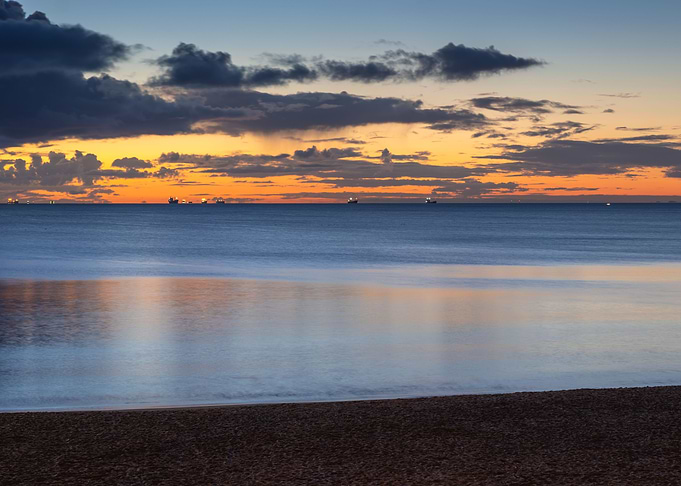 The Baltic Sea At Dawn