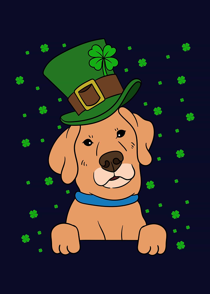 St Patricks Day Dog