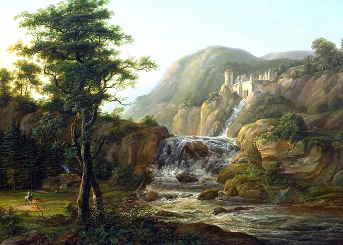 Mountain Landscape by Dahl