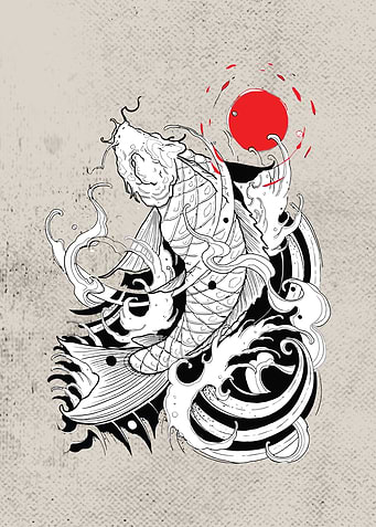 Japanese Sun Koi