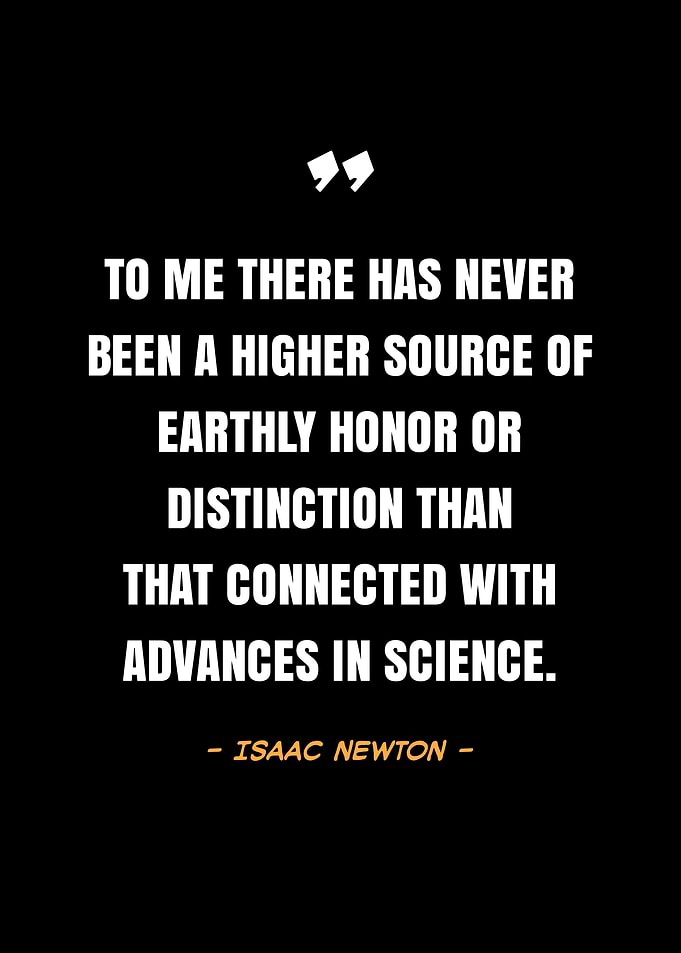 Isaac Newton quotes