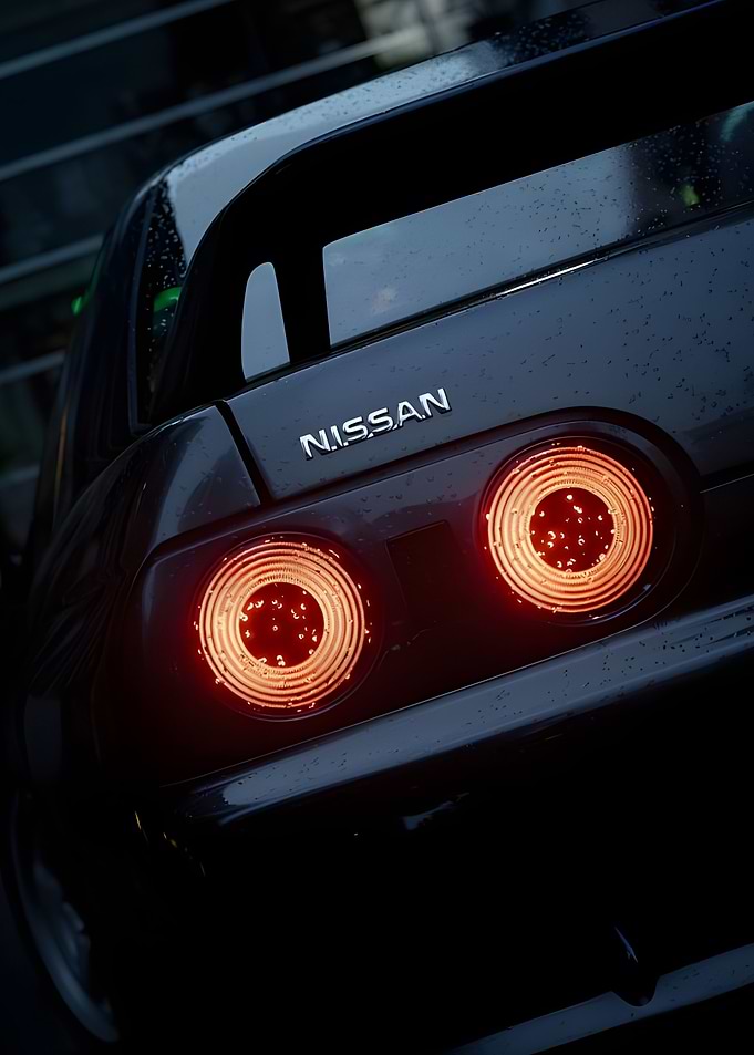 Black Nissan Skyline