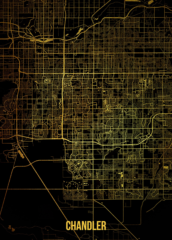 Chandler gold map