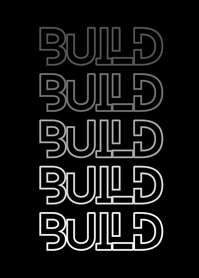 inspirational word Build