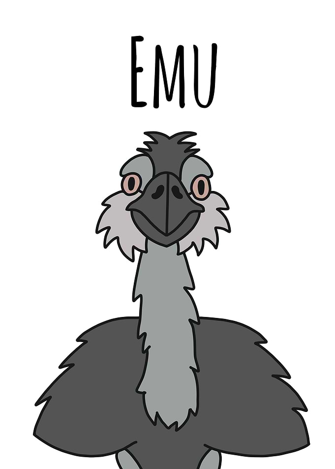 Animation Emu Poster