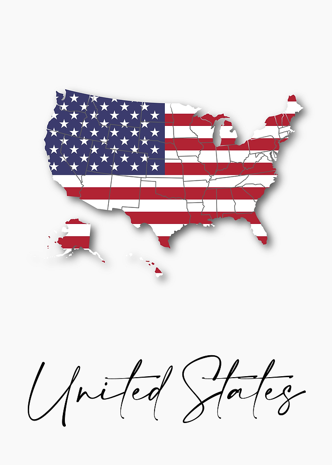 Country Map Flag