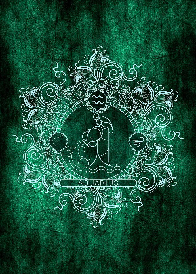 Zodiac Mint Aquarius