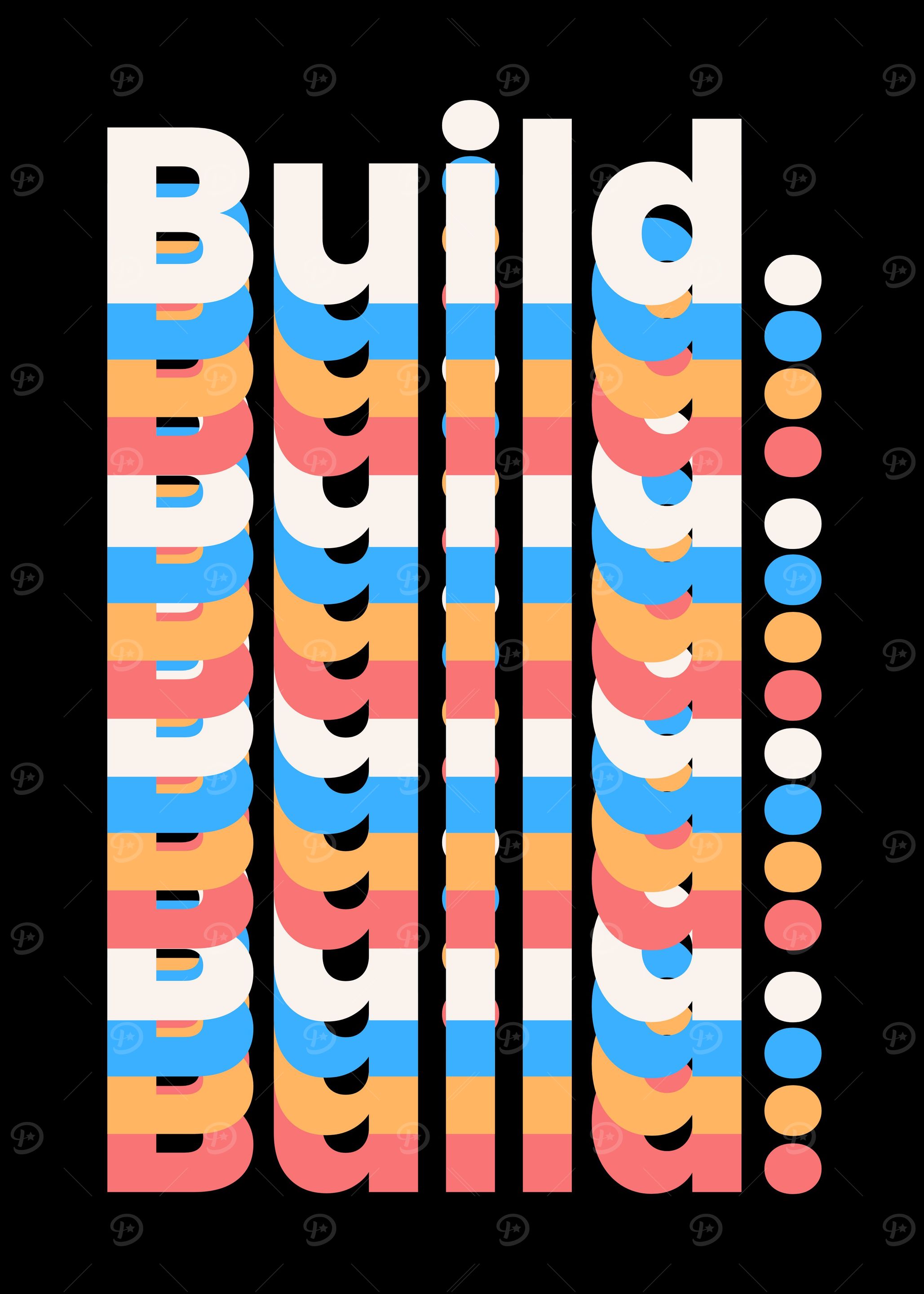 inspirational word Build