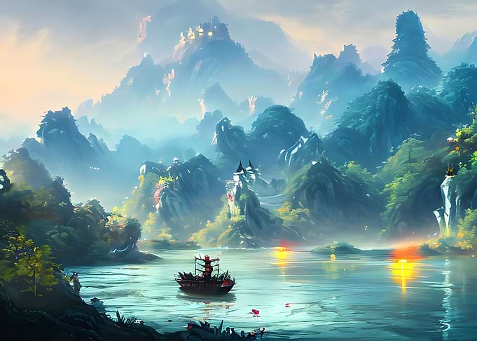 Vibrant Chilling Paintings