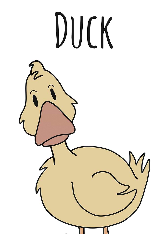Animation Duck Poster