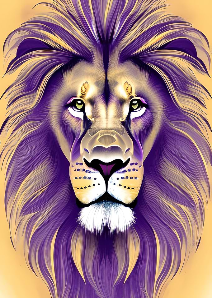 Animal Painting Lion King