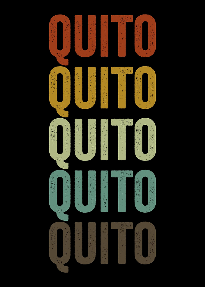 Quito Ecuador Retro