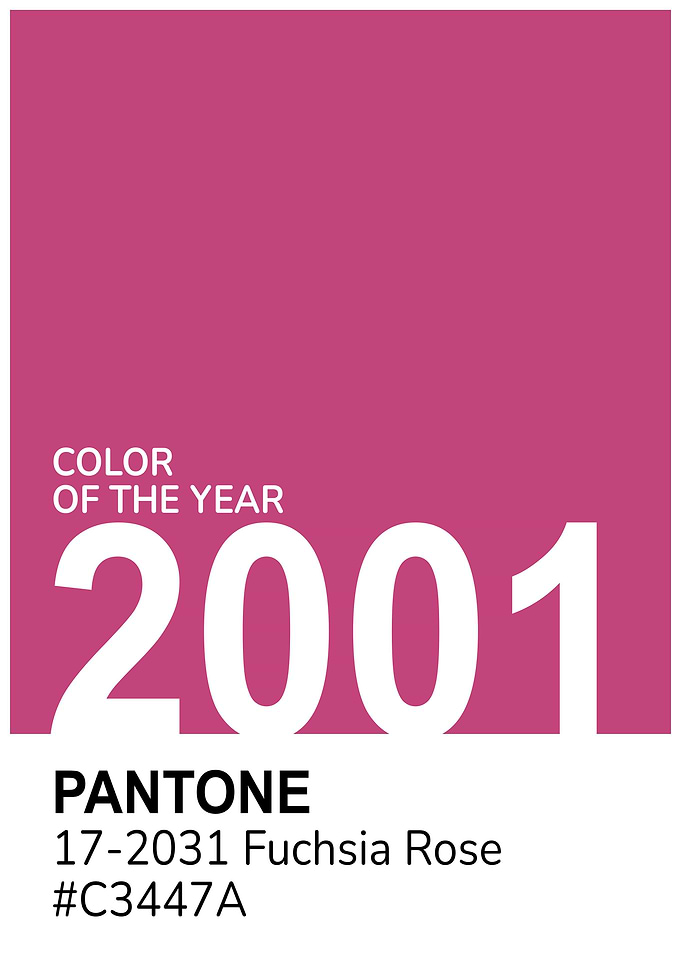 Pantone of the Year 2001