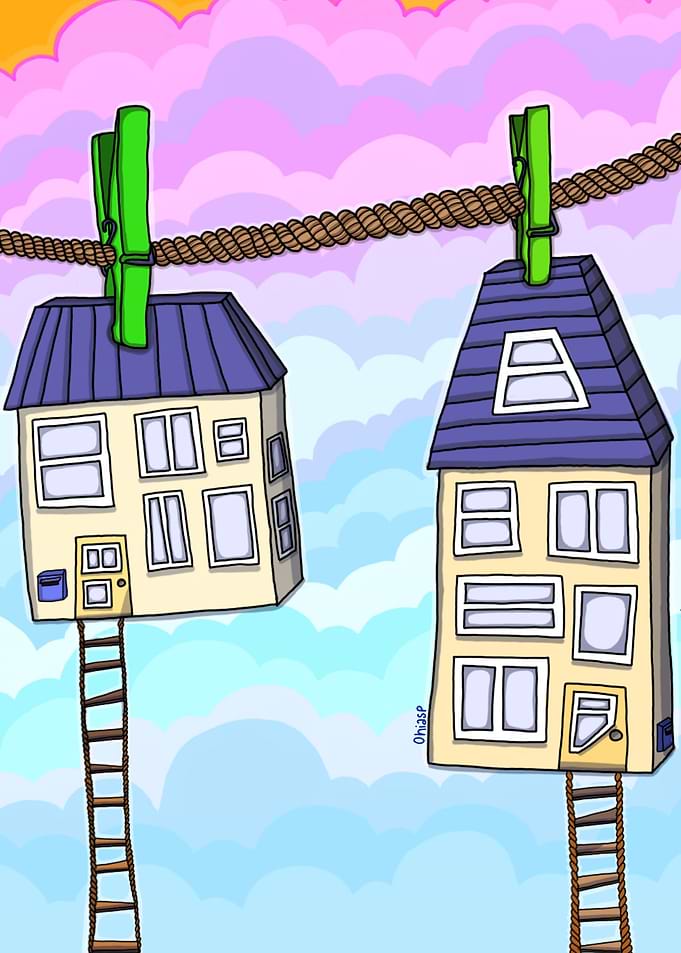 Maisons suspendues