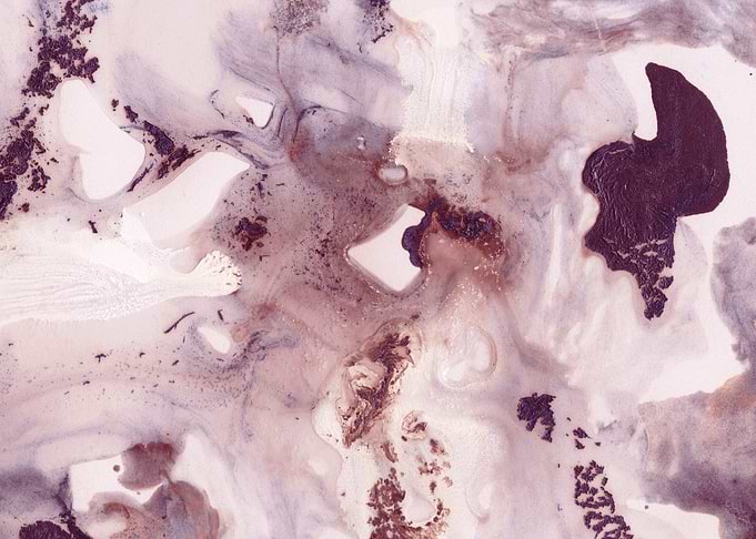 Plum Blush Ink Marble Glam
