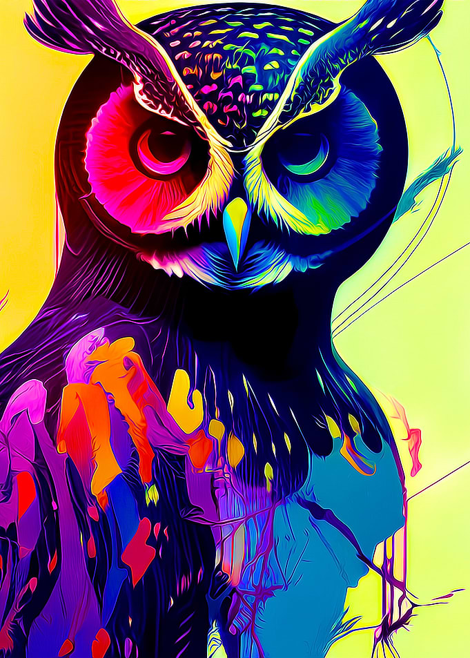 Owl Abstract I