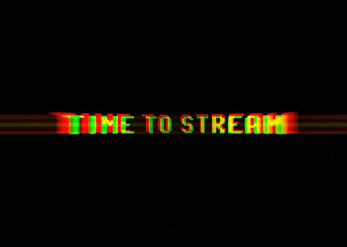 Glitch fx text time to str