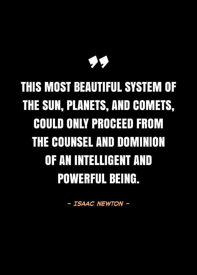 Isaac Newton quotes