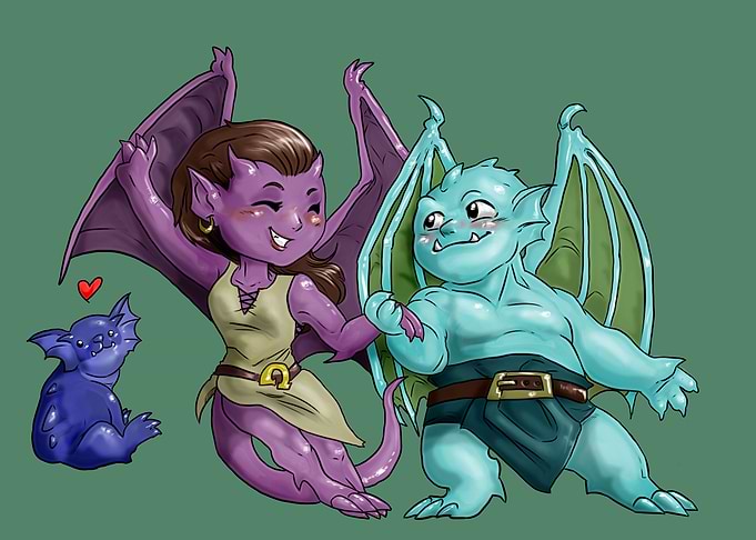 Chibi Gargoyle Dance