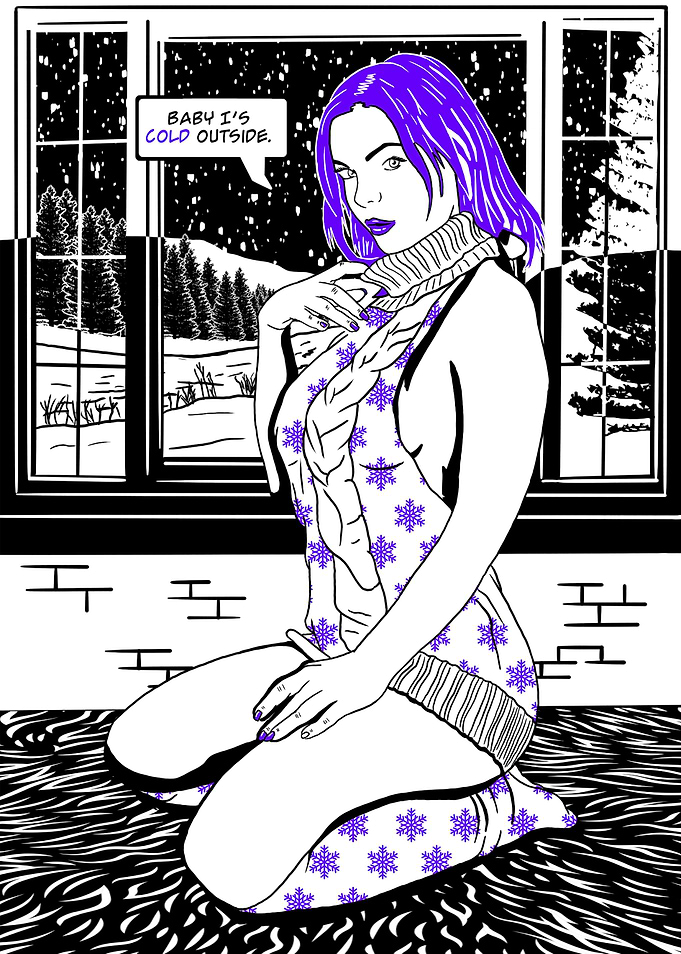 A cozy winter night