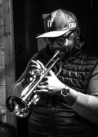 Trumpetist in passion