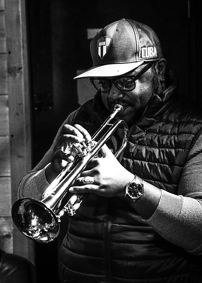 Trumpetist in passion