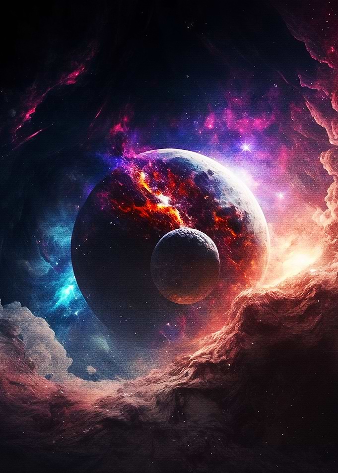 Beautiful Sky in Space
