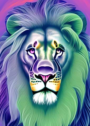 Lion King Animal Art