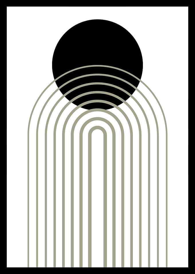 Boho Minimalist Abstract