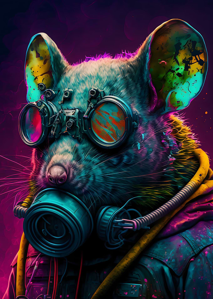 Cyberpunk Doomsday Rat