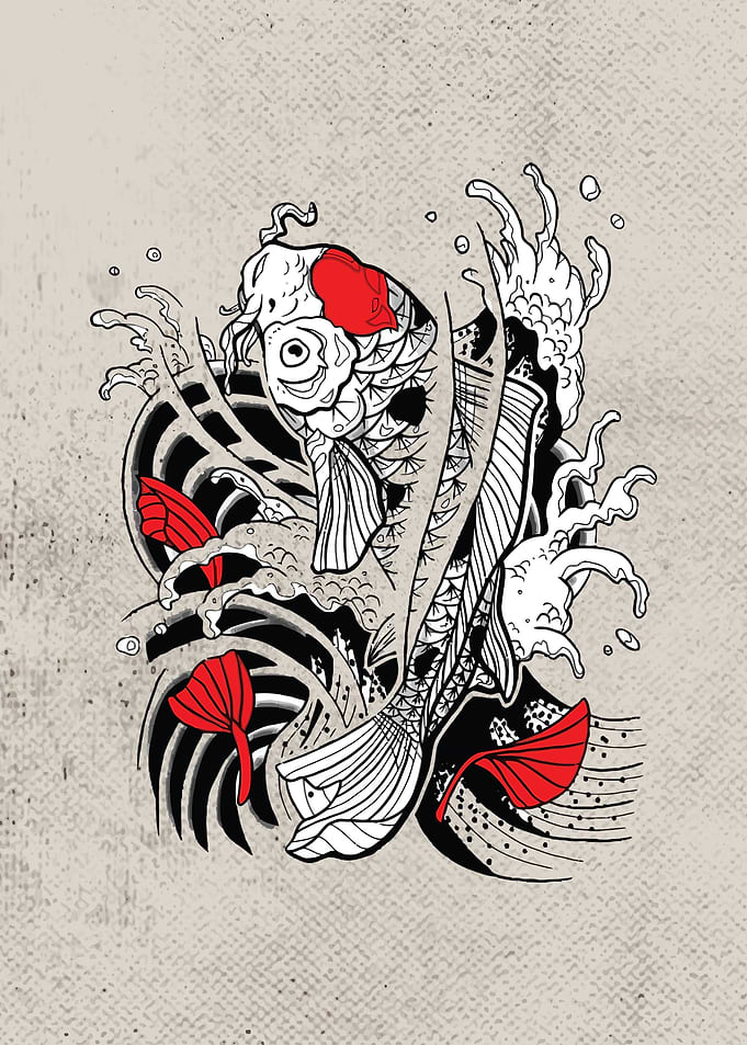 Japanese Koi Tattoo