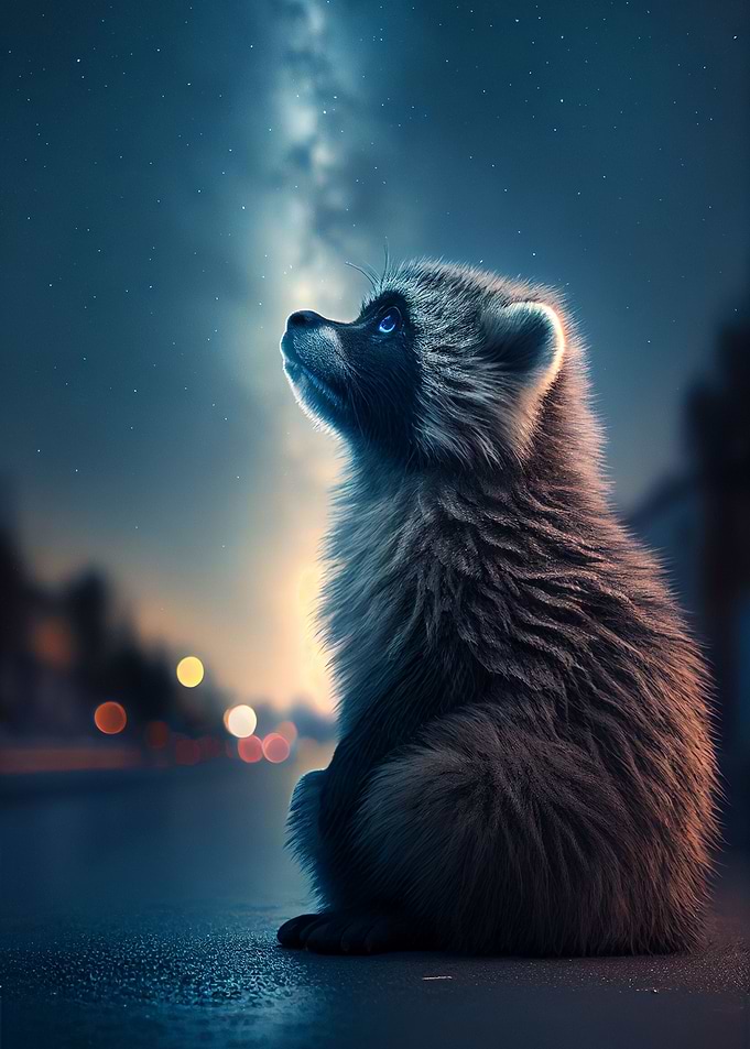 Raccoon Animal Galaxy