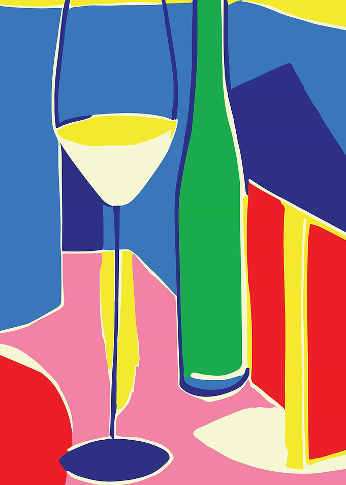 Champagne Painting