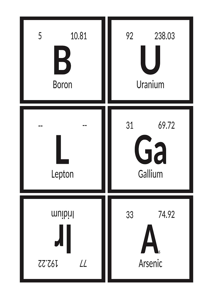 Bulgaria Periodic Table