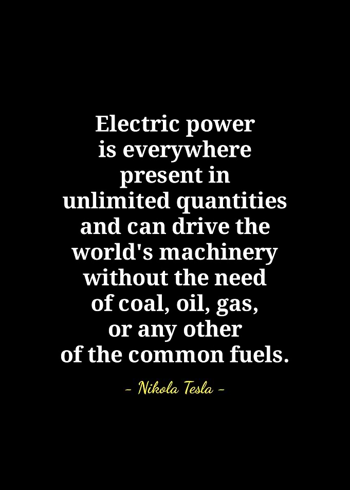 Nikola Tesla quotes