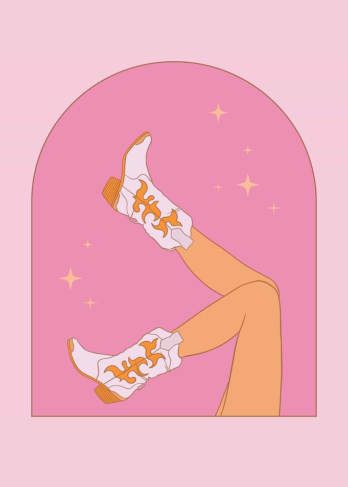 Retro Cowboy Boots