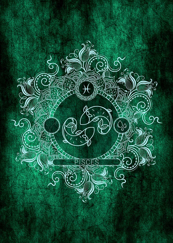 Zodiac Mint Pisces
