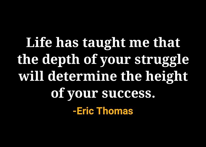 Eric Thomas Quote