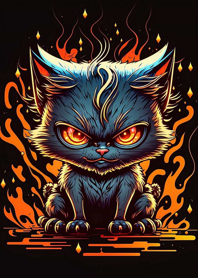 Tiny Evil Cat