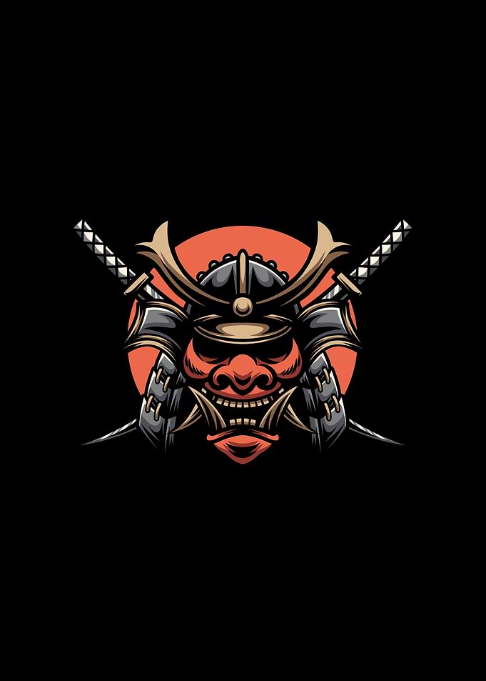 Japanese Samurai Vector