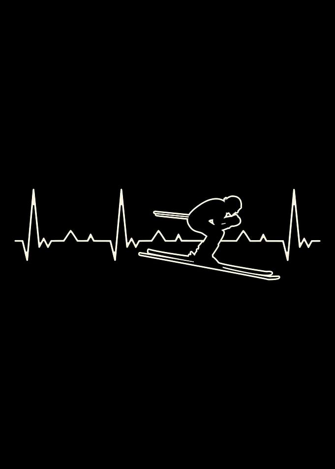 Skiier Downhill