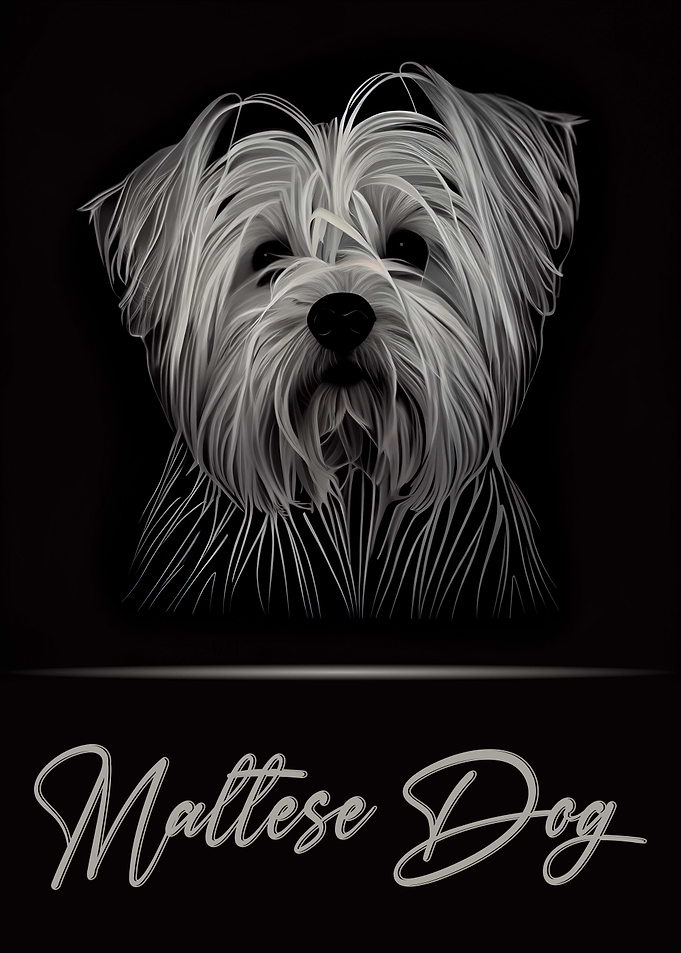 Elegant Maltese Dog
