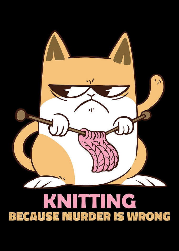 knitting because murder is