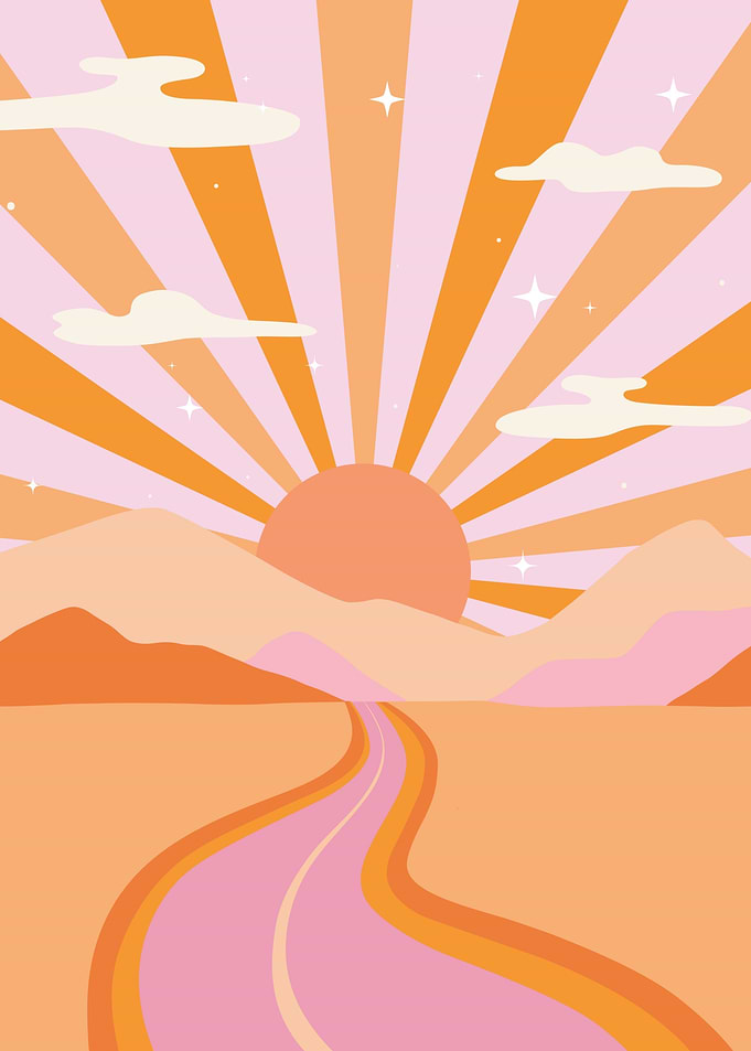 Retro Sun Rays