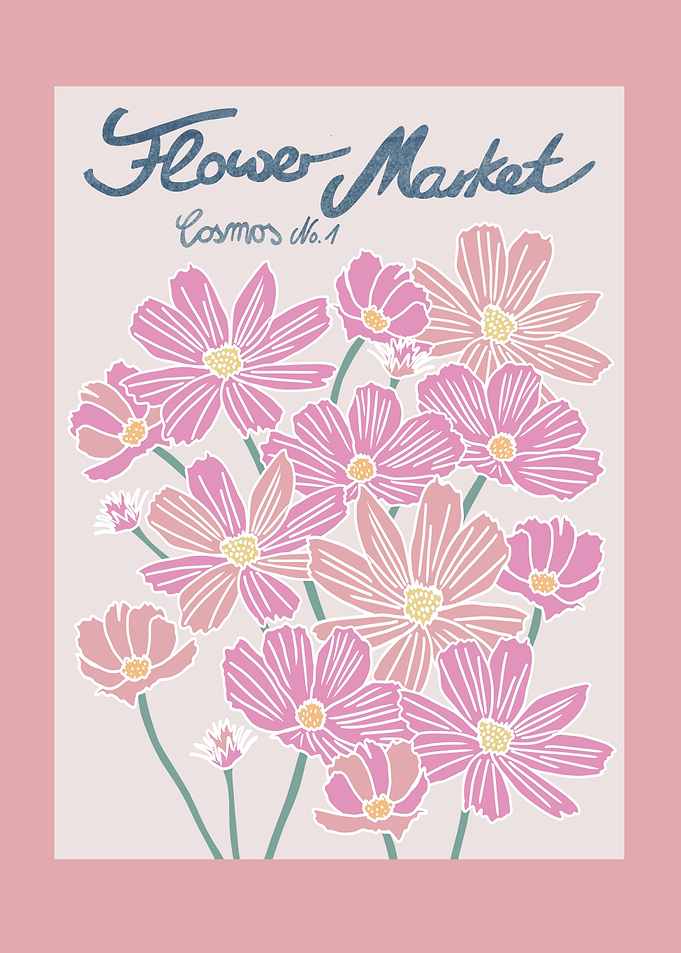 Flower Market Cosmos 1
