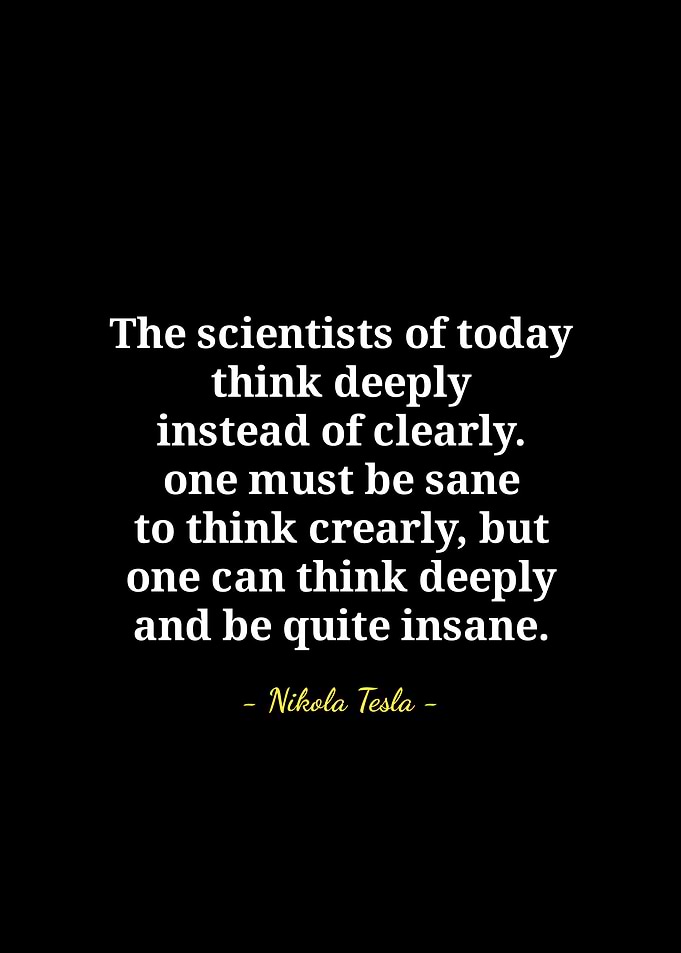 Nikola Tesla quotes
